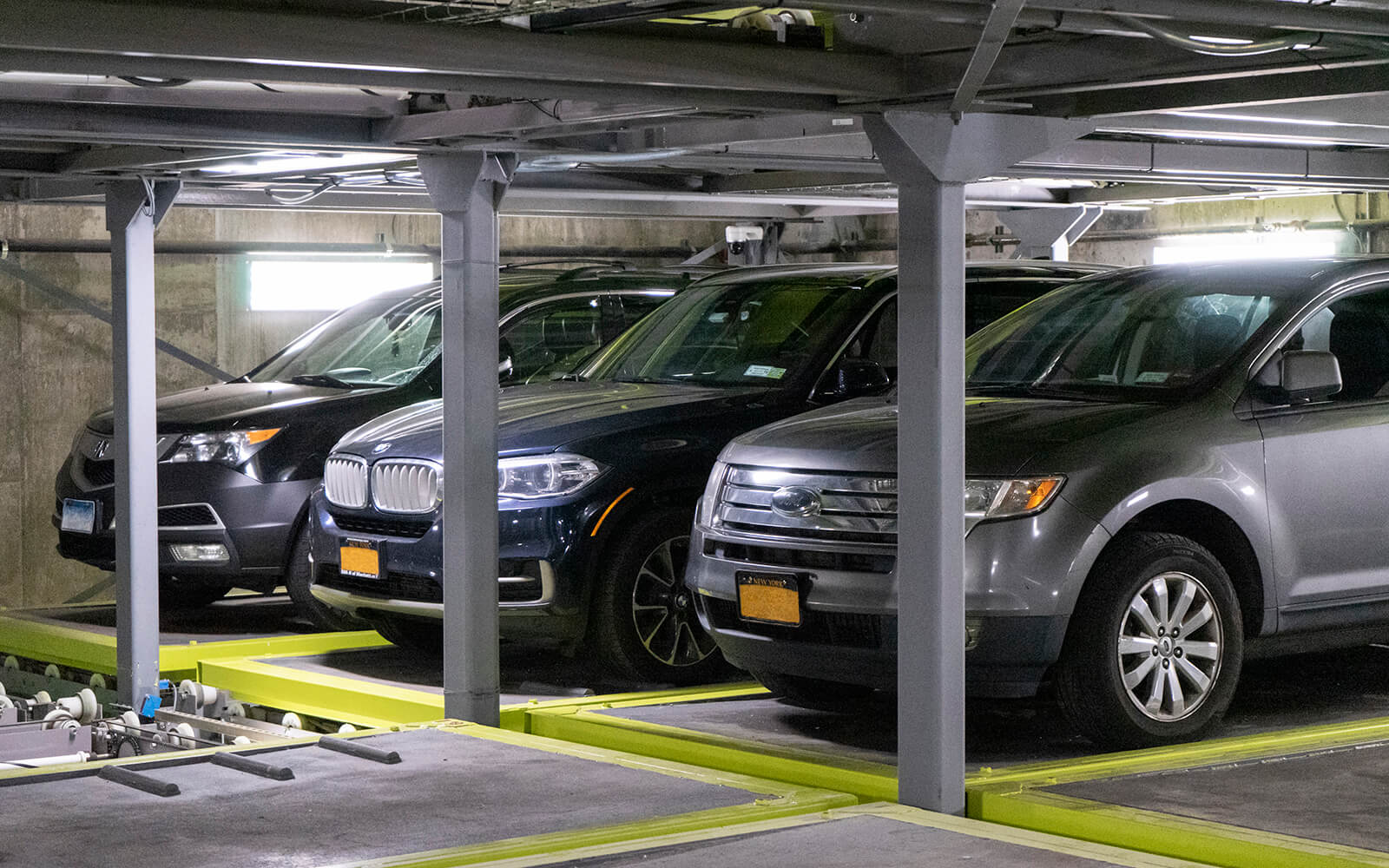 Every automatic parking garage is different