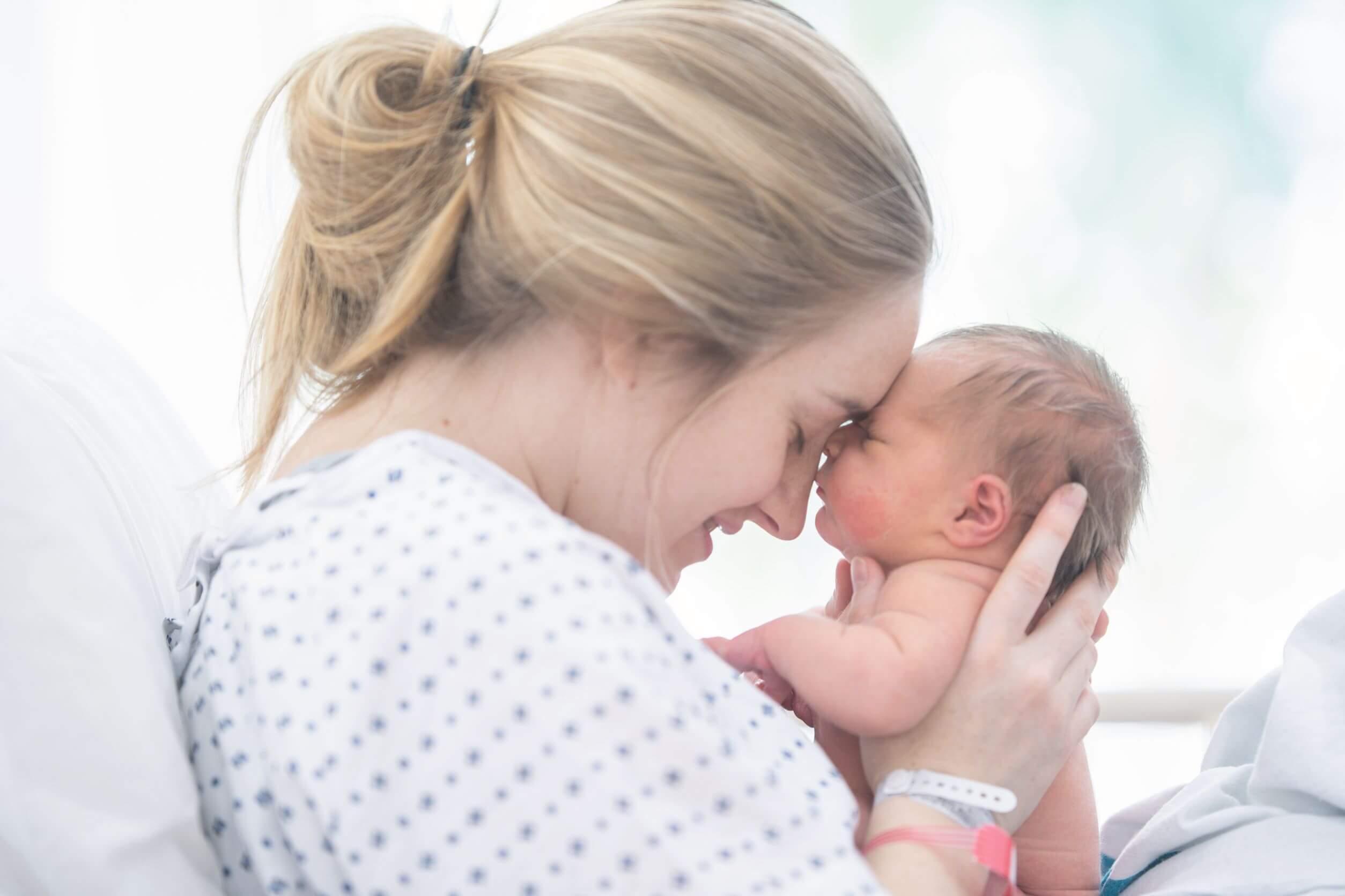 Baby and mother 