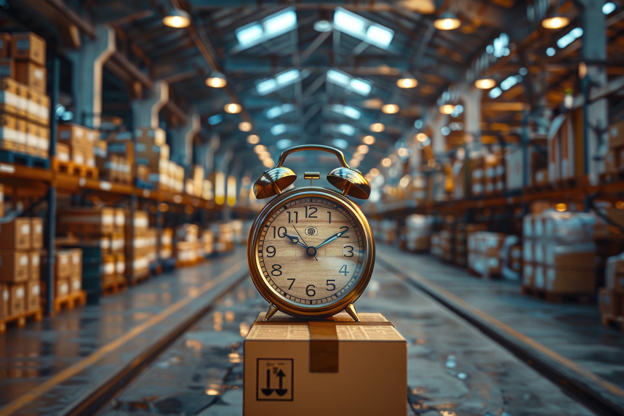 Warehouse clock